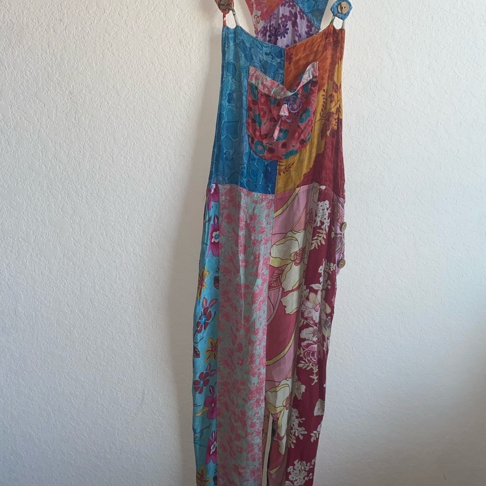 Boston Proper Boho Multicolor Patchwork Vibrant H… - image 4